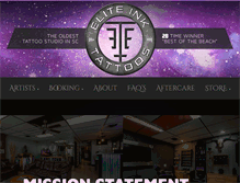Tablet Screenshot of eliteinktattoos.com